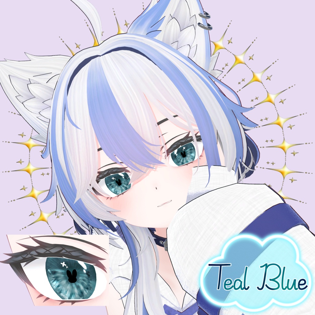 シロア対応*Bunny Bloom 🐰 Eye Texture【30Color】