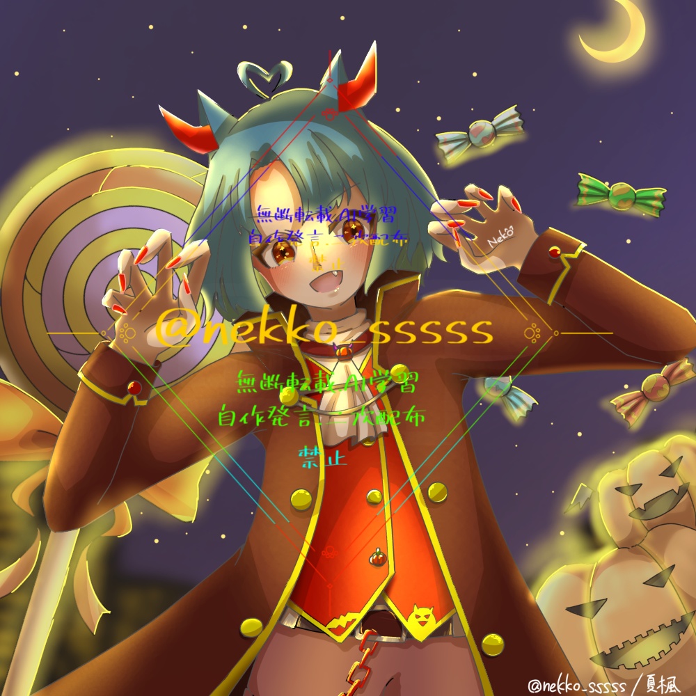 代理 ハロウィンイラスト