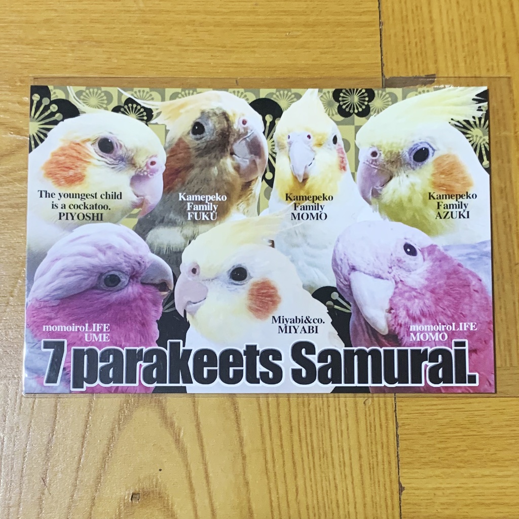 PS-03 7鳥のサムライ　ポストカード
