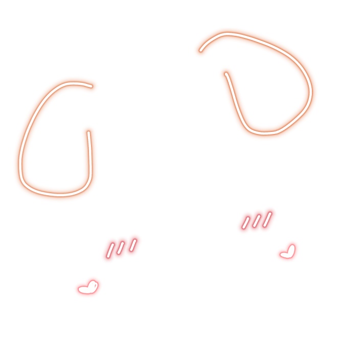 【フリー素材】プリクラ風素材 犬&猫