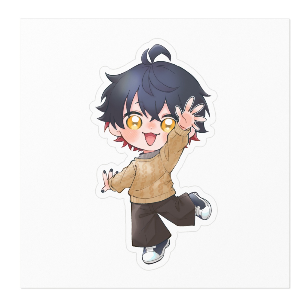 こまぬステッカー