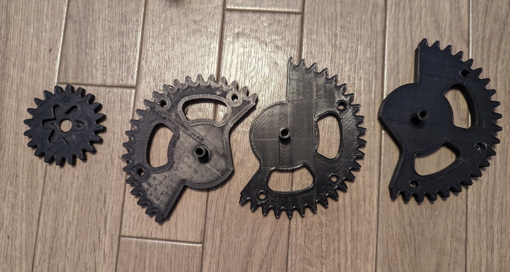 3Dプリンタを用いたロボット(ハルモニア)のパーツ(ジャンク)