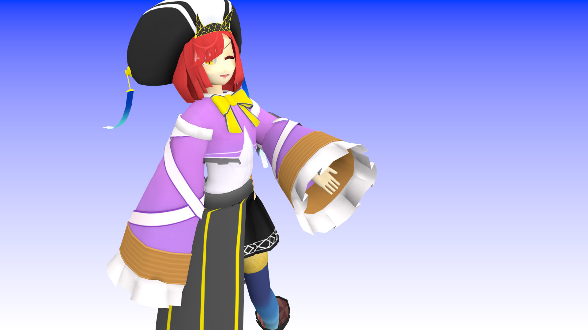 【VRChatアバター向け3Dモデル】フラム・ナイトトーチ