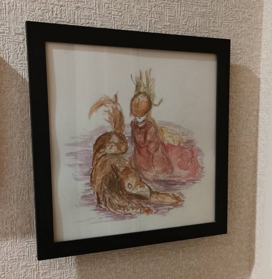 【一点物】オリジナル原画　鉛筆・水彩画
