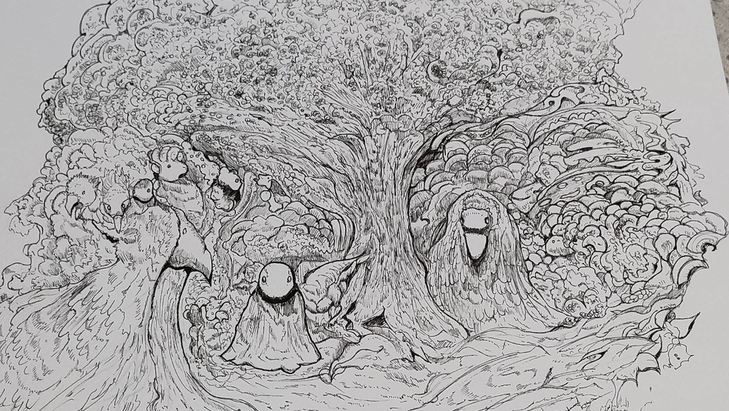 【原画・一点もの】世界樹の目覚め