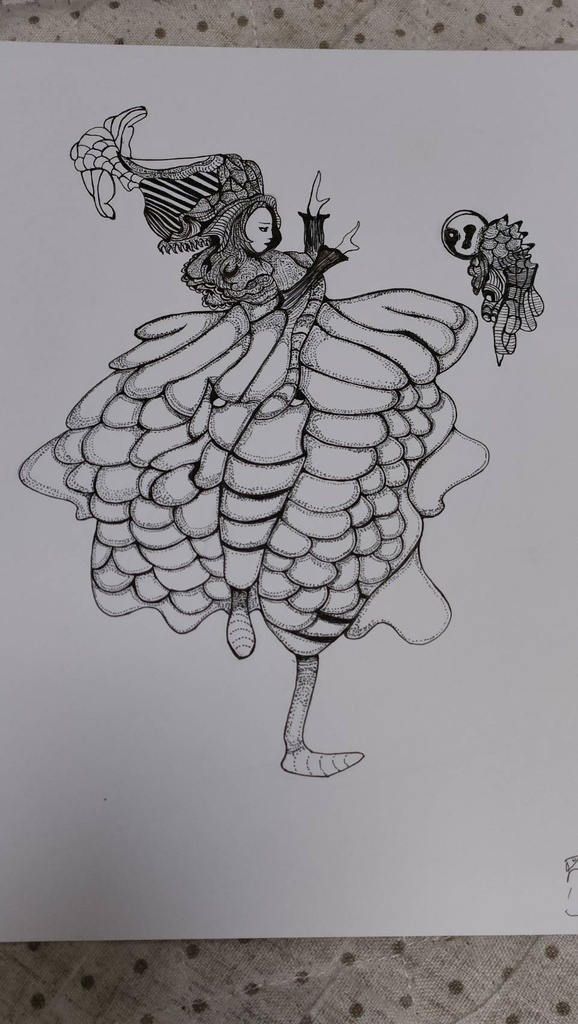 PEN SKETCH 花殻の舞姫 B5サイズ | RYOTA TAKANO