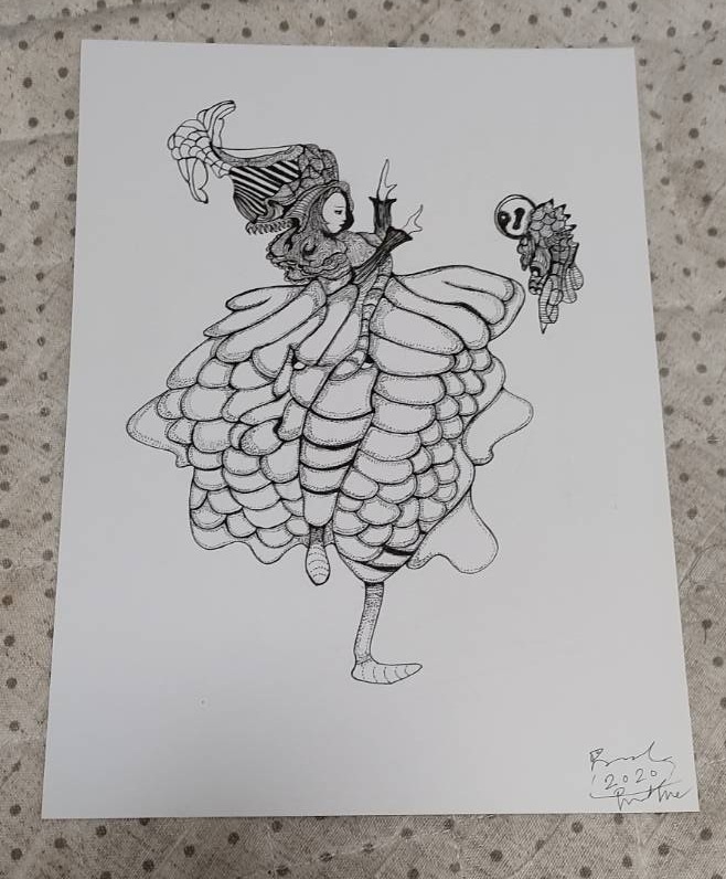 PEN SKETCH 花殻の舞姫 B5サイズ | RYOTA TAKANO