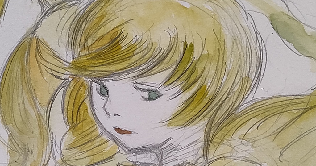 【原画・一点物】翠環の少女 | The Girl of the Emerald Ring