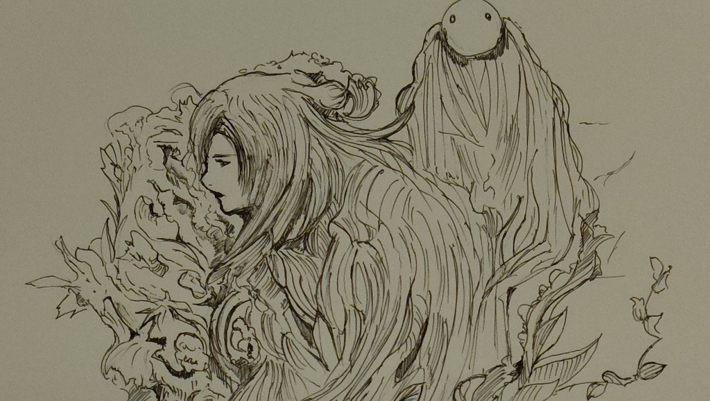 【原画】Illustration SKETCH　【約240 × 190mm】