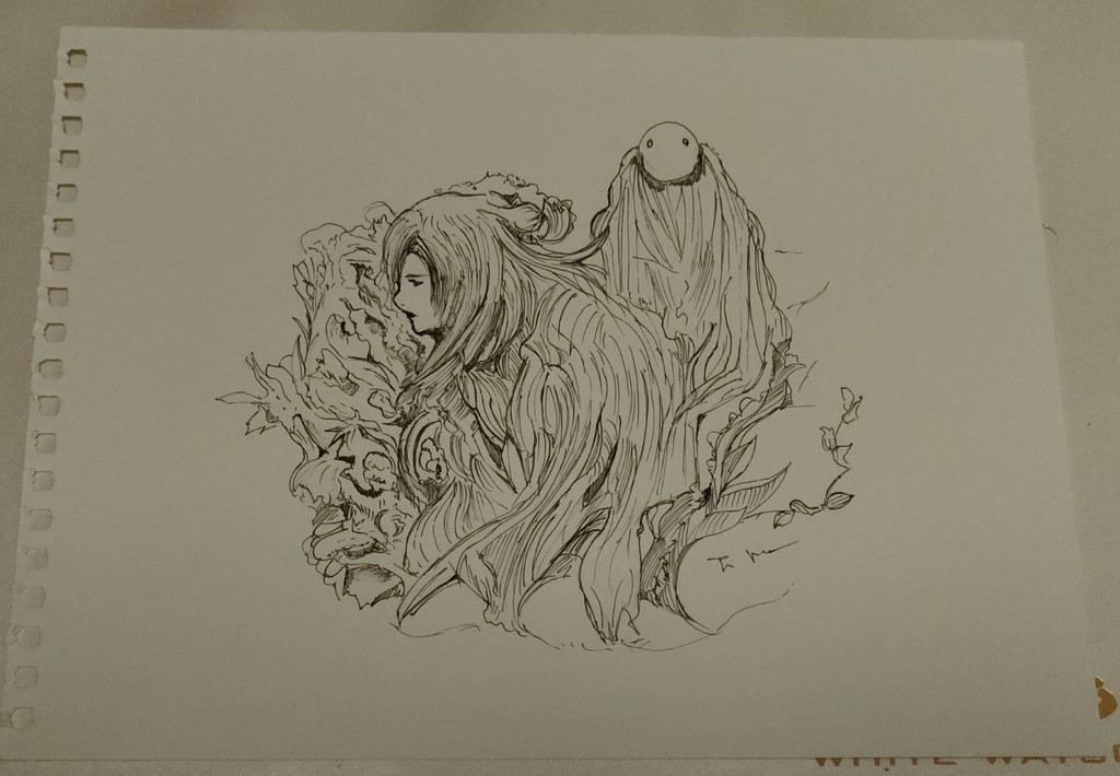 【原画】Illustration SKETCH 【約240 × 190mm】