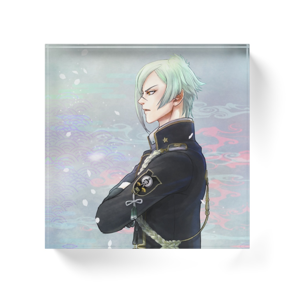 膝丸アクリルブロック 正方形