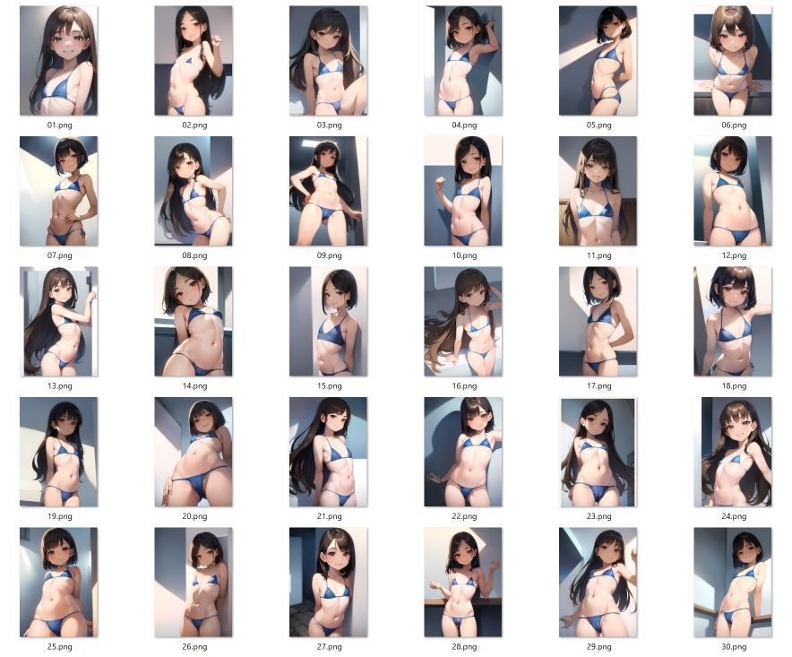 【全年齢】J〇水着モデル(30枚)