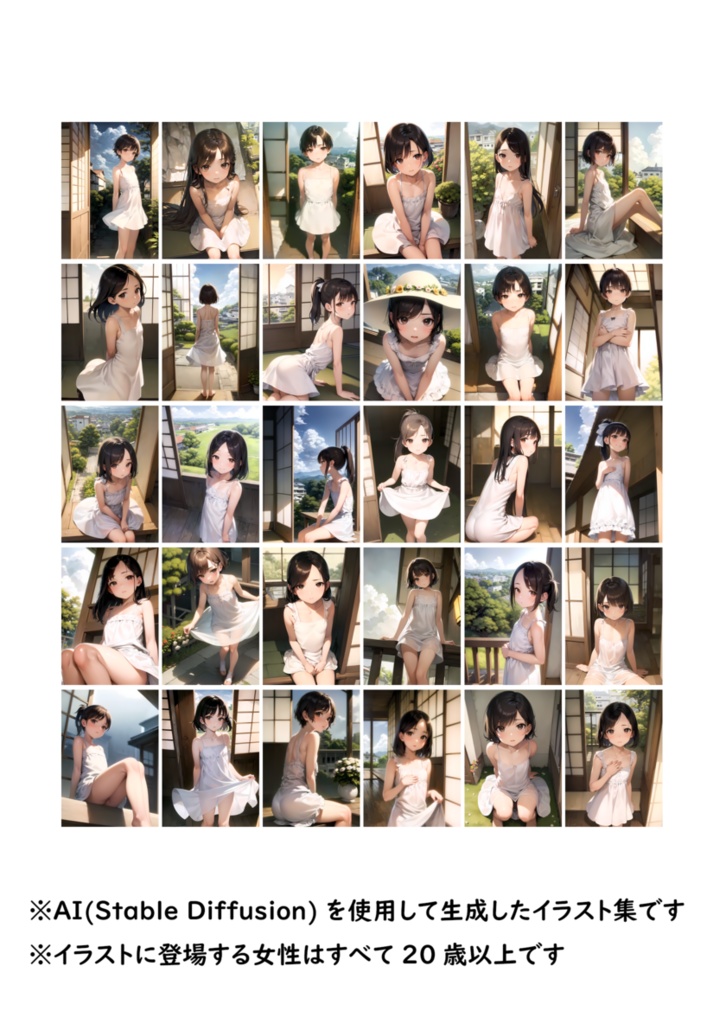 【全年齢】美少女コレクション Vol03 ワンピース編(30枚)