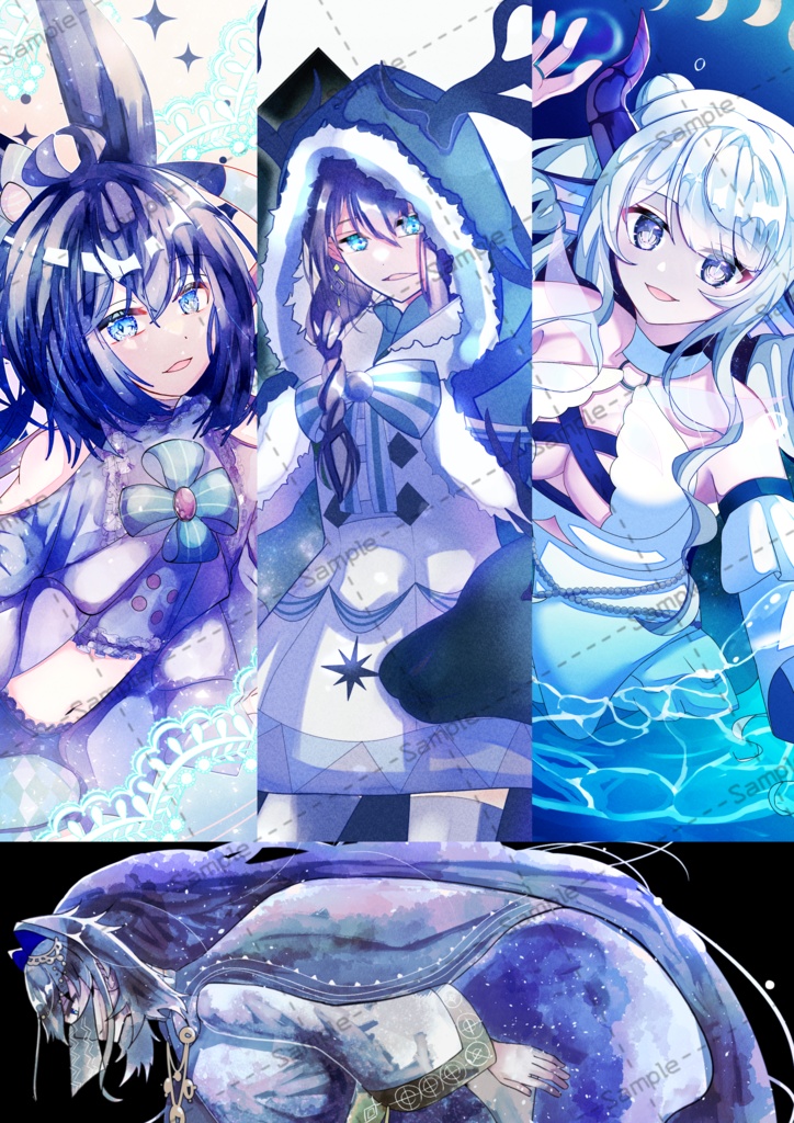 フルカラーイラスト集 藍