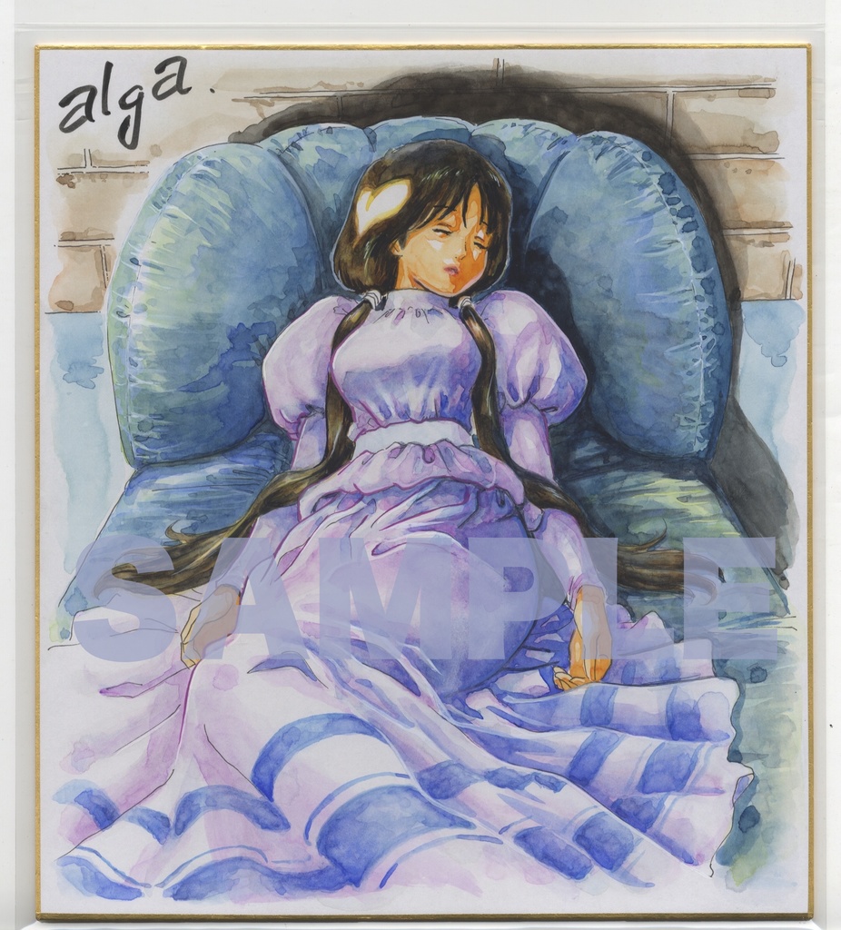 【直筆イラストサイン入り色紙】 「 舞って!セーラー服騎士 」  ジュリエット舞子