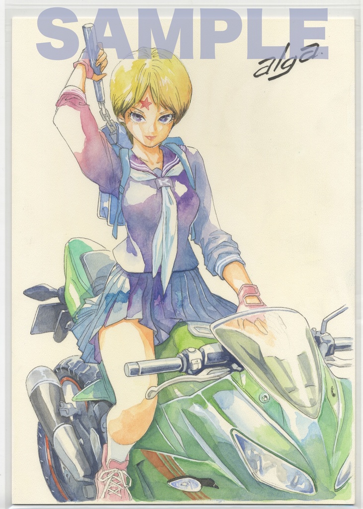 【直筆イラストサイン入り・イラストボード】「恋姫」  沢口 恋