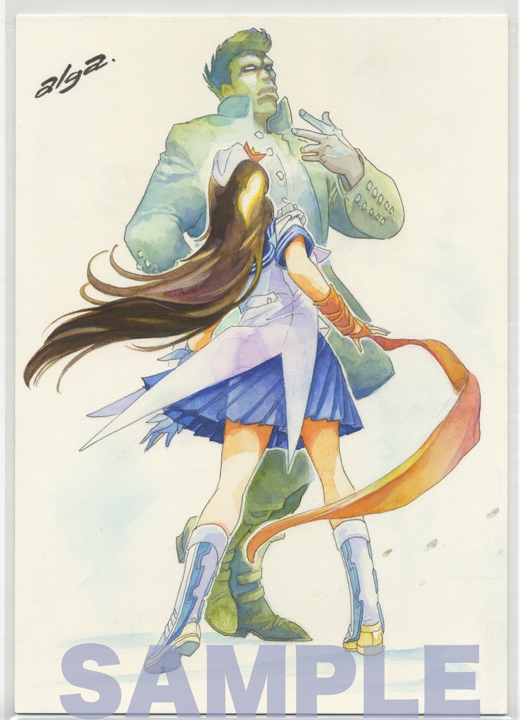【直筆イラストサイン入り・イラストボード】「舞って! セーラー服騎士」  メモリーアルバム５  オレは甘くない