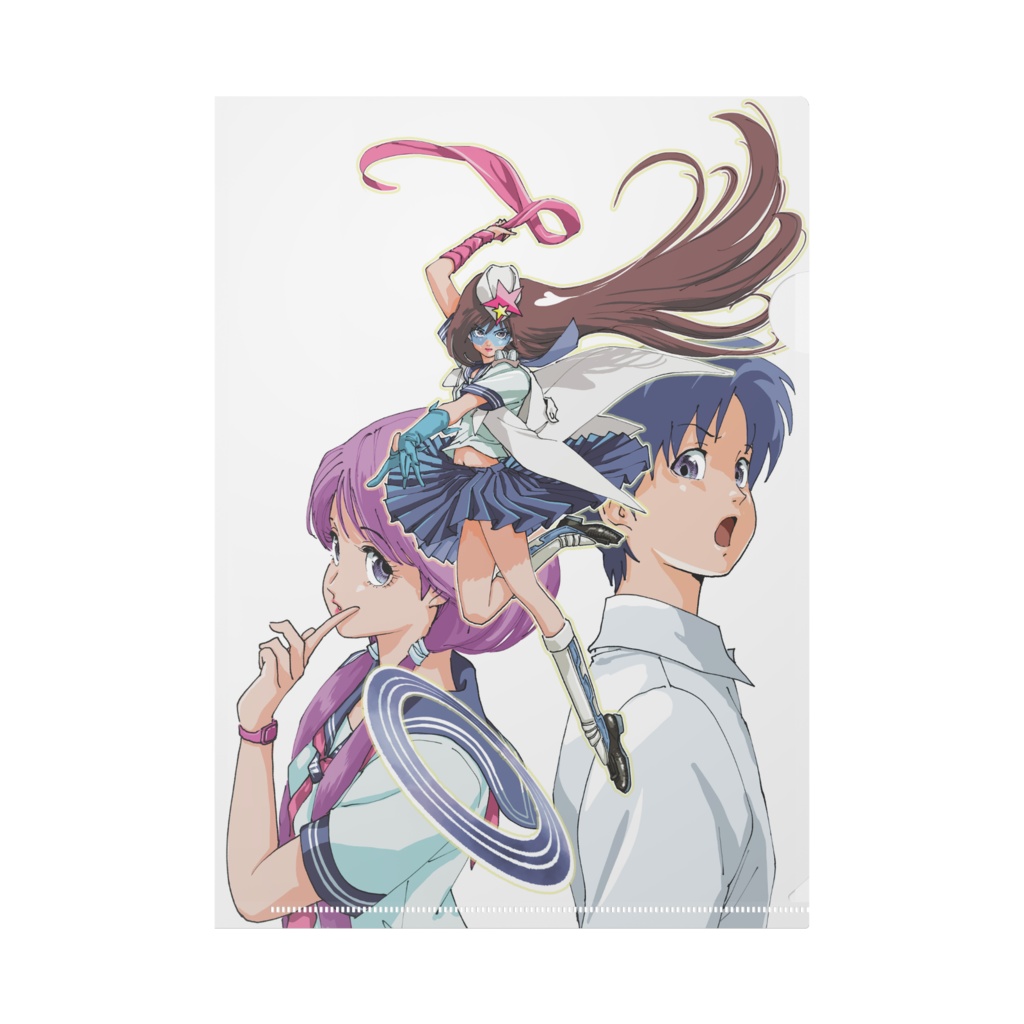 『舞って! セーラー服騎士』クリアファイル  -  A4