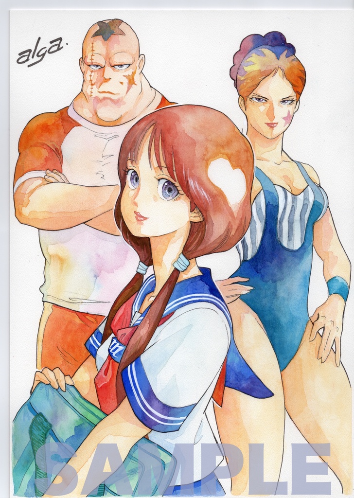 【直筆イラストサイン入り・イラストボード】「星舞う学園 スタート記念 2 」