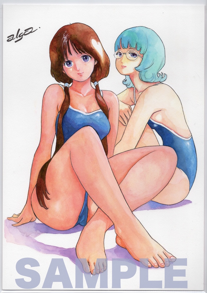 【直筆イラストサイン入り・イラストボード】「星舞う学園 スタート記念 4 」 