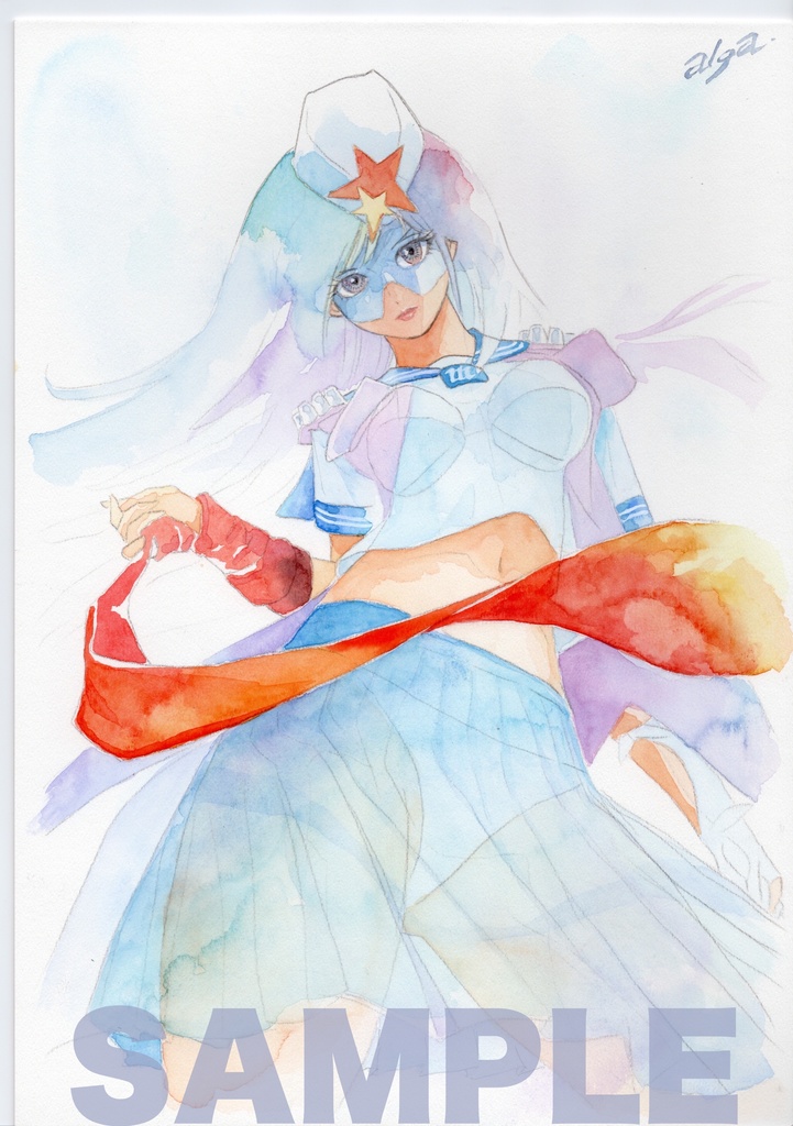 【直筆イラストサイン入り・イラストボード】「星舞う学園 スタート記念 8 」 