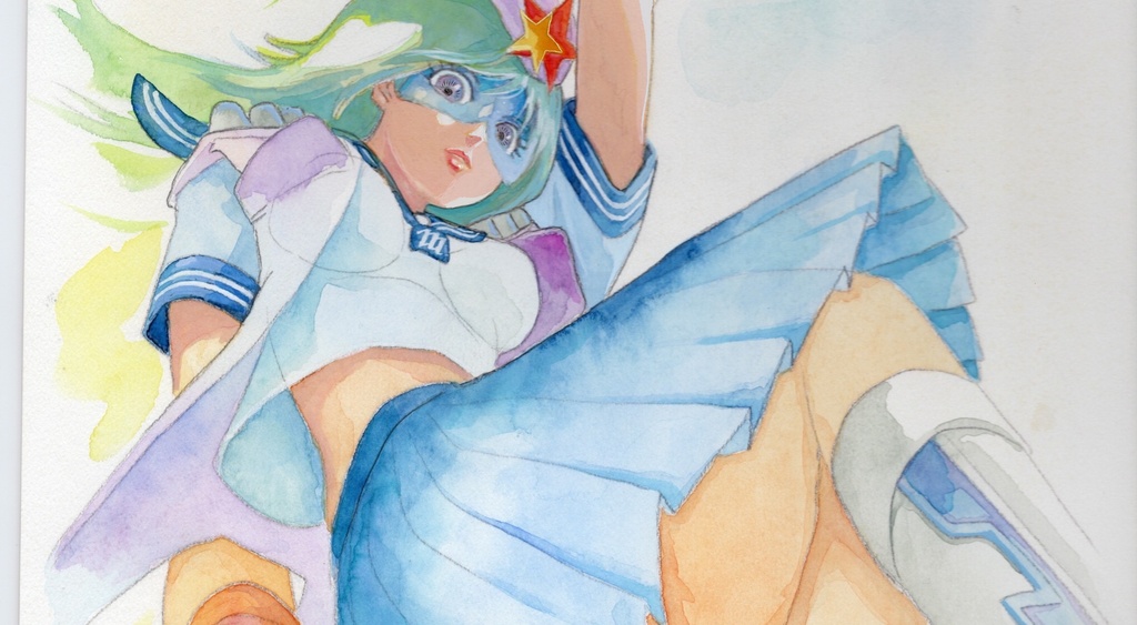 【直筆イラストサイン入り・イラストボード】「星舞う学園 スタート記念 9 」 