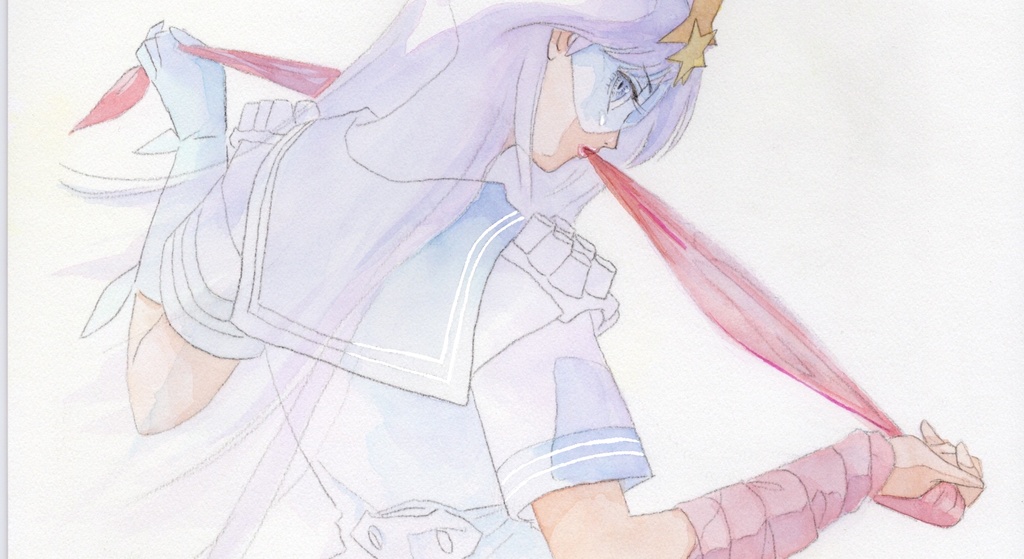 【直筆イラストサイン入り・イラストボード】「星舞う学園 スタート記念 10 」 