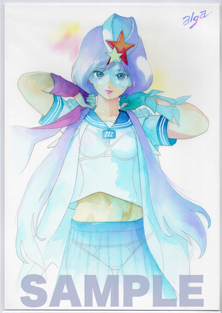 【直筆イラストサイン入り・イラストボード】「星舞う学園 スタート記念 13 」 