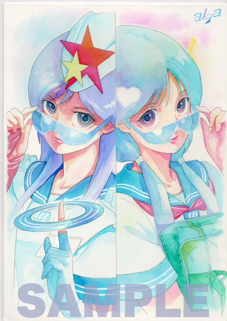 【直筆イラストサイン入り・イラストボード】「星舞う学園 スタート記念 14 」 