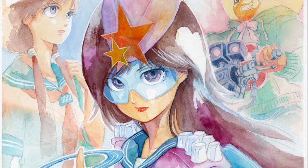 【直筆イラストサイン入り・イラストボード】舞って!セーラー服騎士・バズる正義