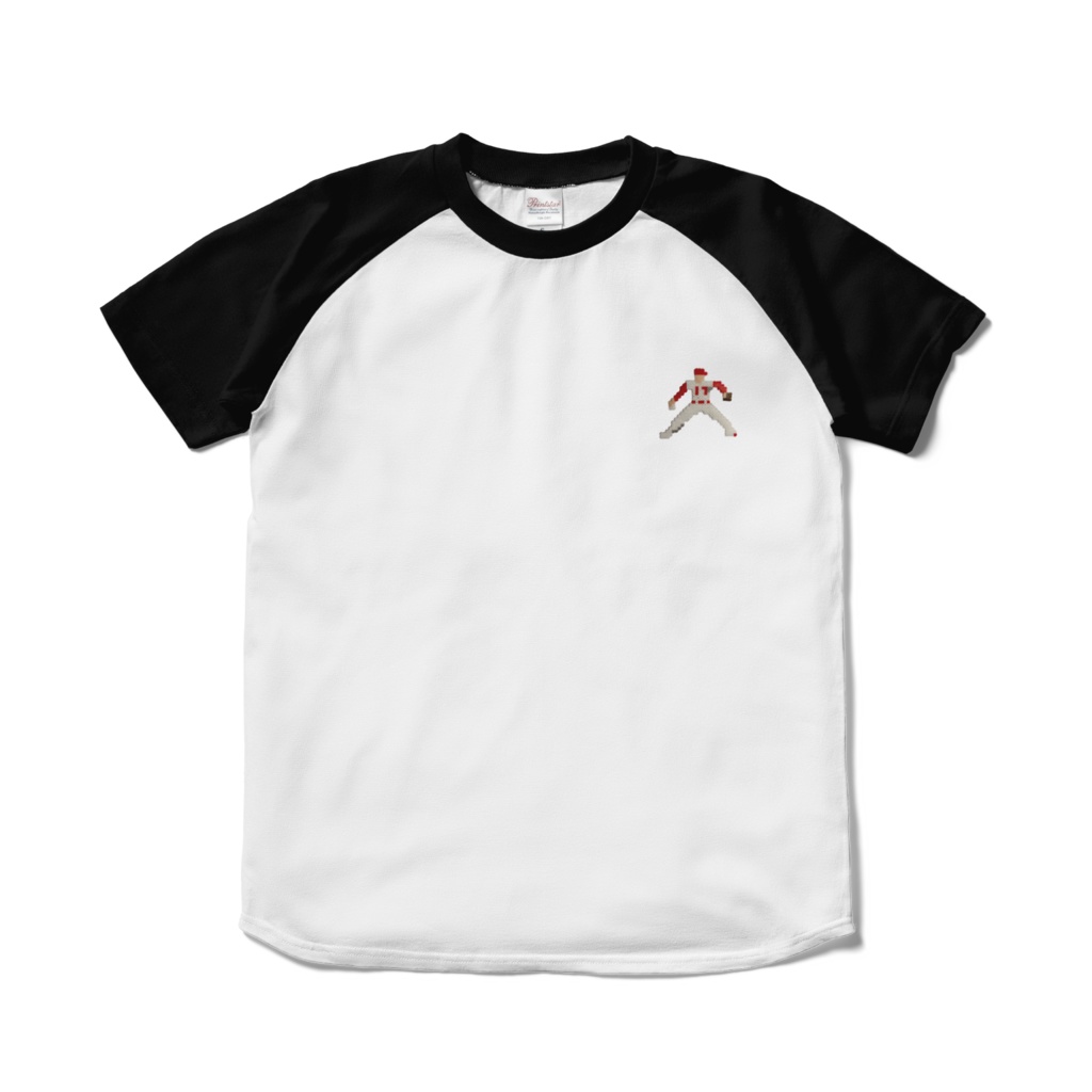 ❤️⚾️ユニコーン⚾️❤️17❤️⚾️ ラグラン白✖︎黒Tシャツ⚾️