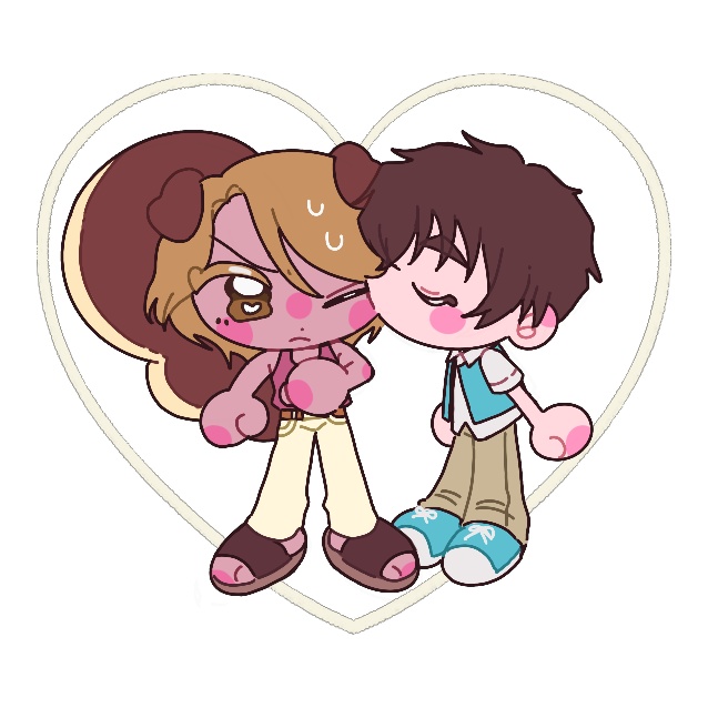 ほっぺちゅー！アクリルキーホルダー