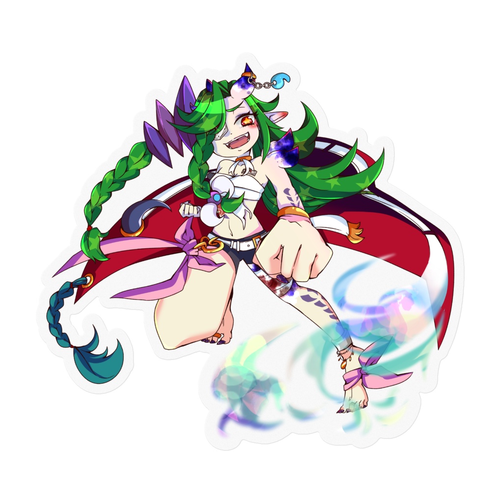 毒毒ちぃの　新モデルステッカー