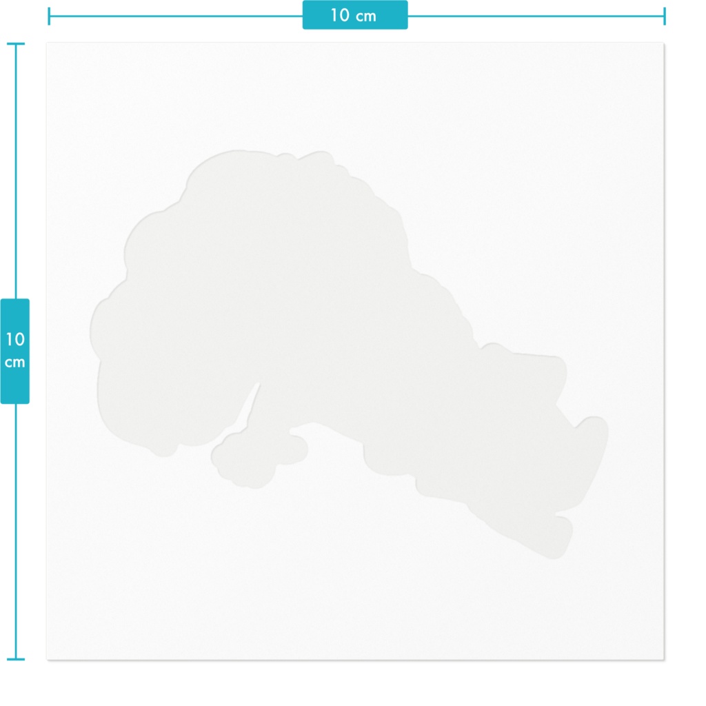 毒毒ちぃの タコ風ステッカー