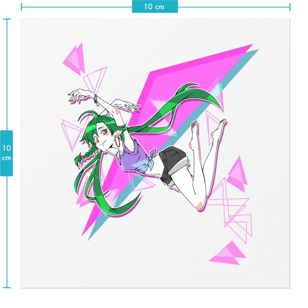 毒毒ちぃの 2023summerステッカー