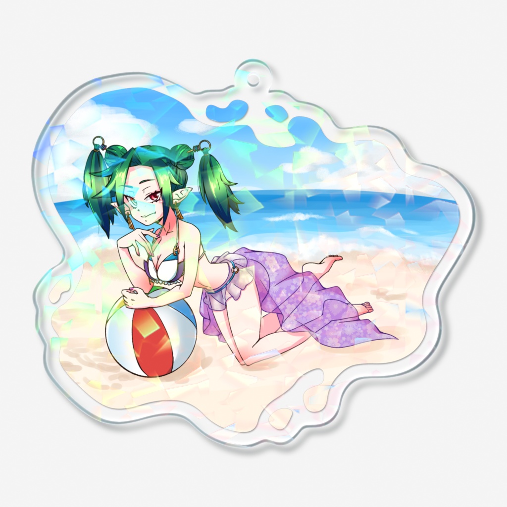 2025夏ちぃの水着キラキラアクリルキーホルダー