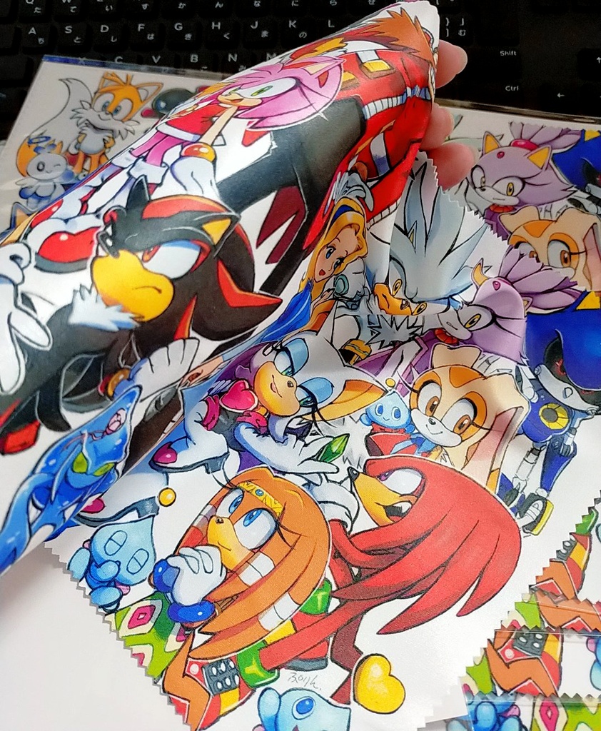 ソニックAll-Starsマイクロファイバークロス