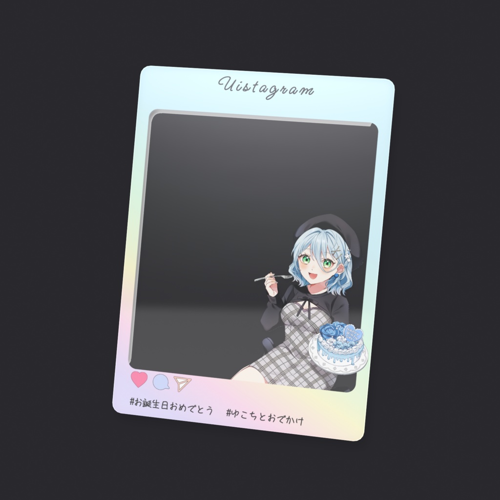 初春ゆこ 生誕祭2026 SNS風クリアカード