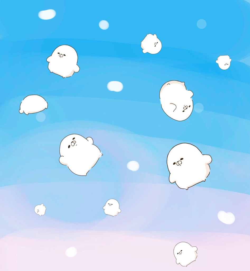 おふとんがふってきた