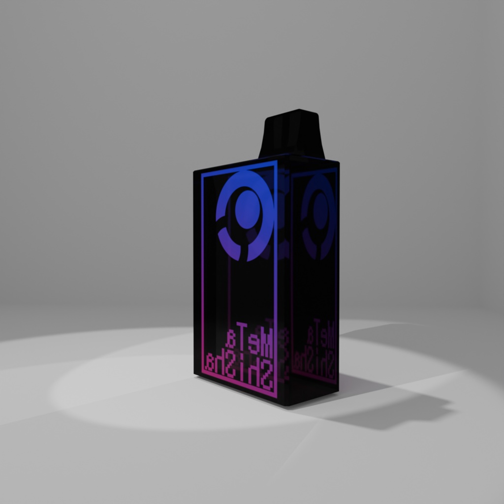 【3D小物】ハンディサイズシーシャ