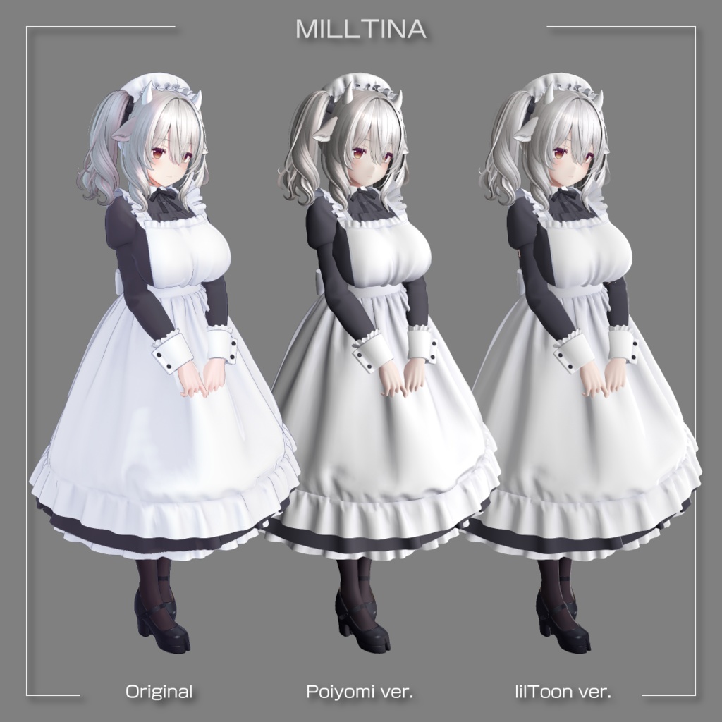 【複数アバター対応】なめらかマットマテリアル・SDFテクスチャセット【VRChat】