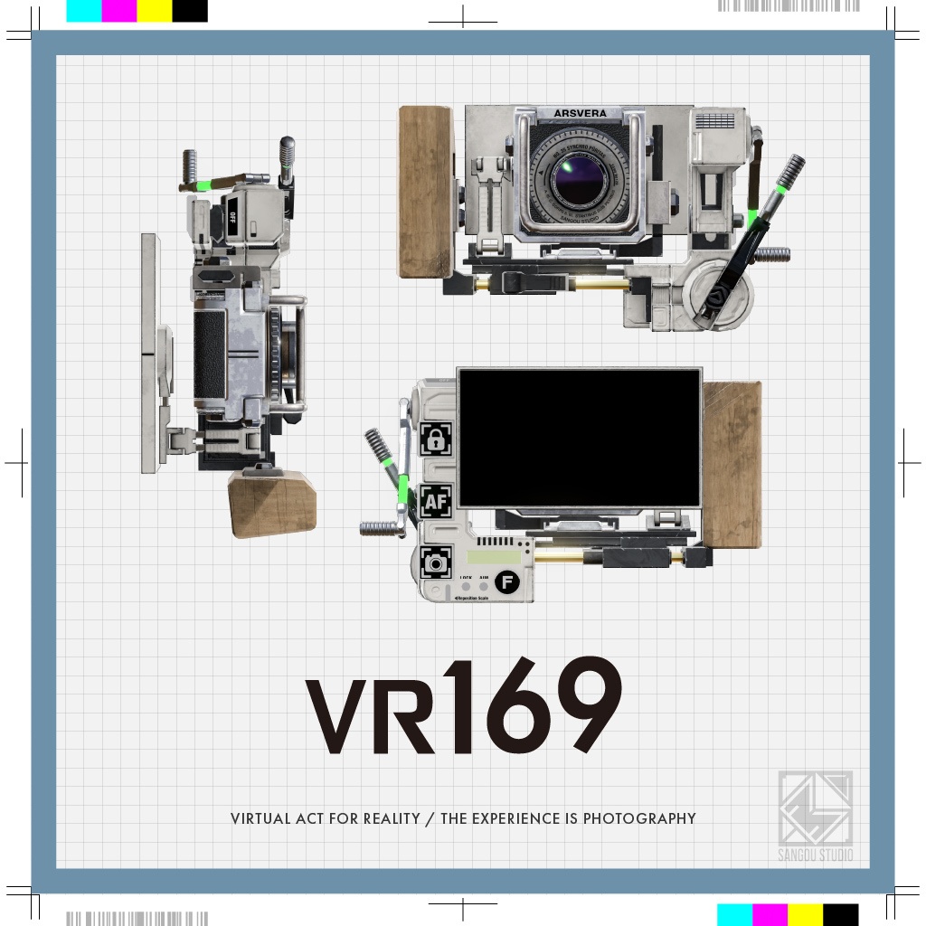 VirtualLens2対応 カメラ型コントローラー VR169  (3D Model)