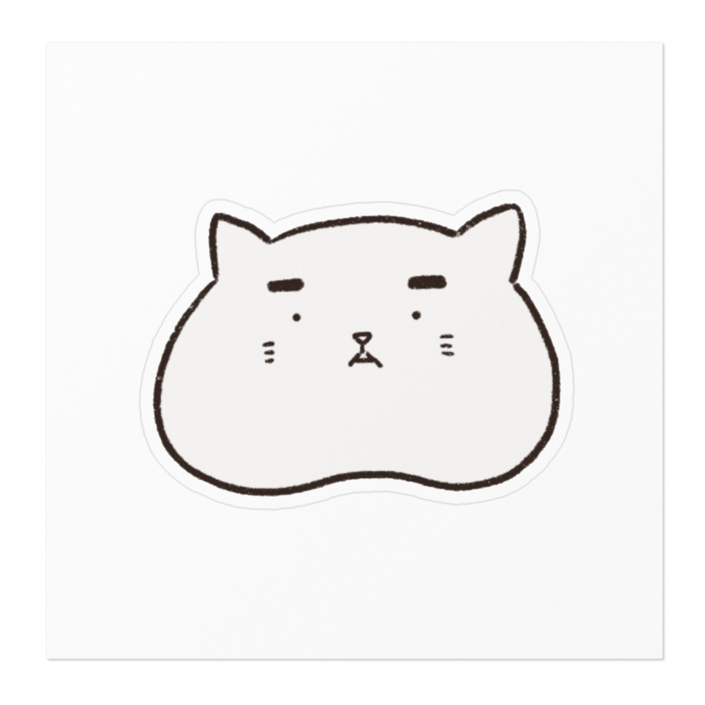 ねこまんステッカー