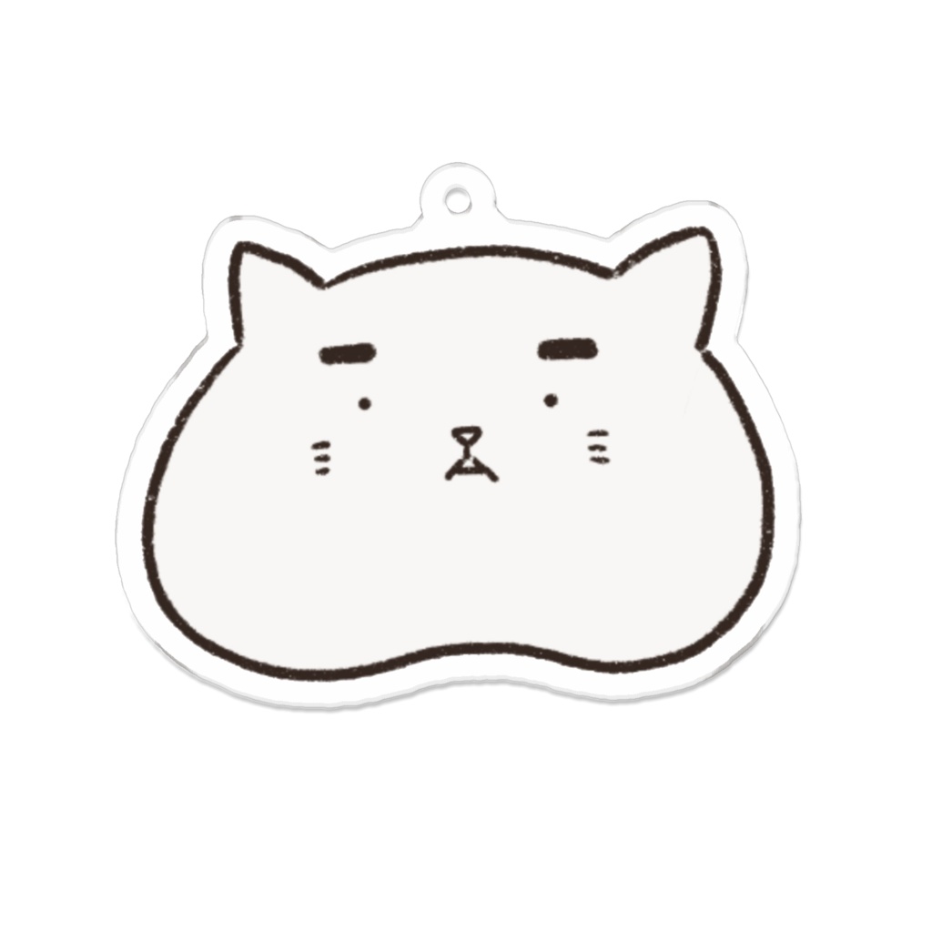 ねこまんアクリルキーホルダー