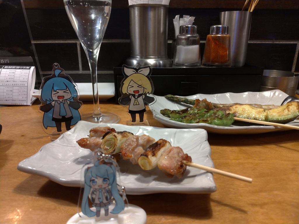 アクスタ ミクさん&リンちゃん