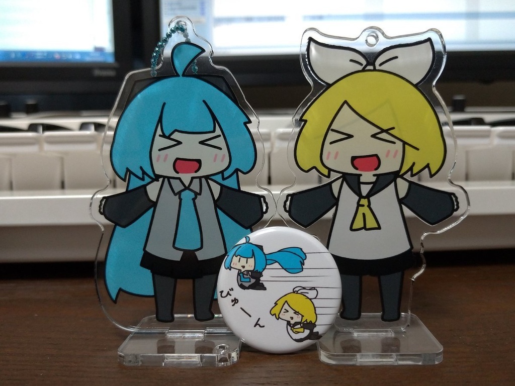 アクスタ　ミクさん＆リンちゃん