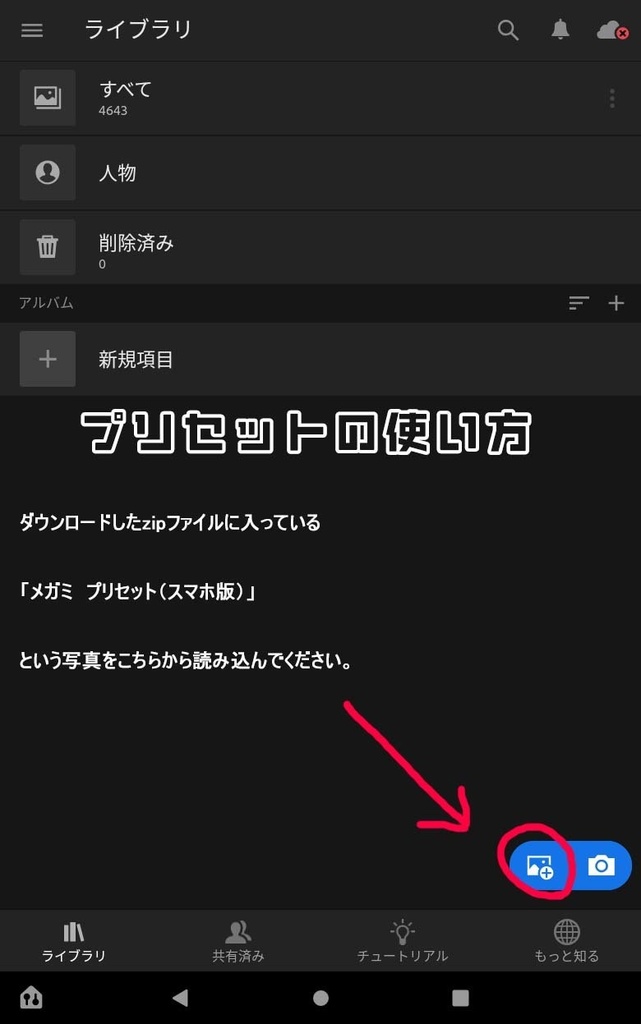 lightroom メガミ用プリセット