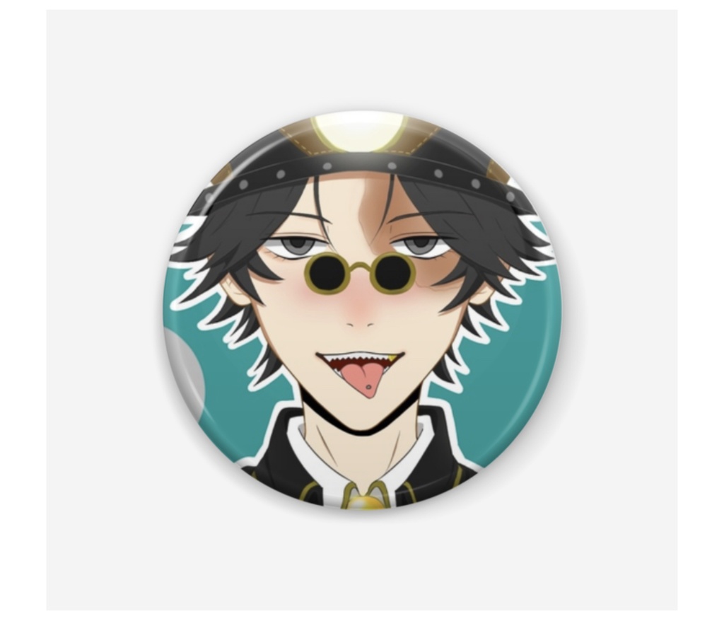 モグトン 缶バッジ