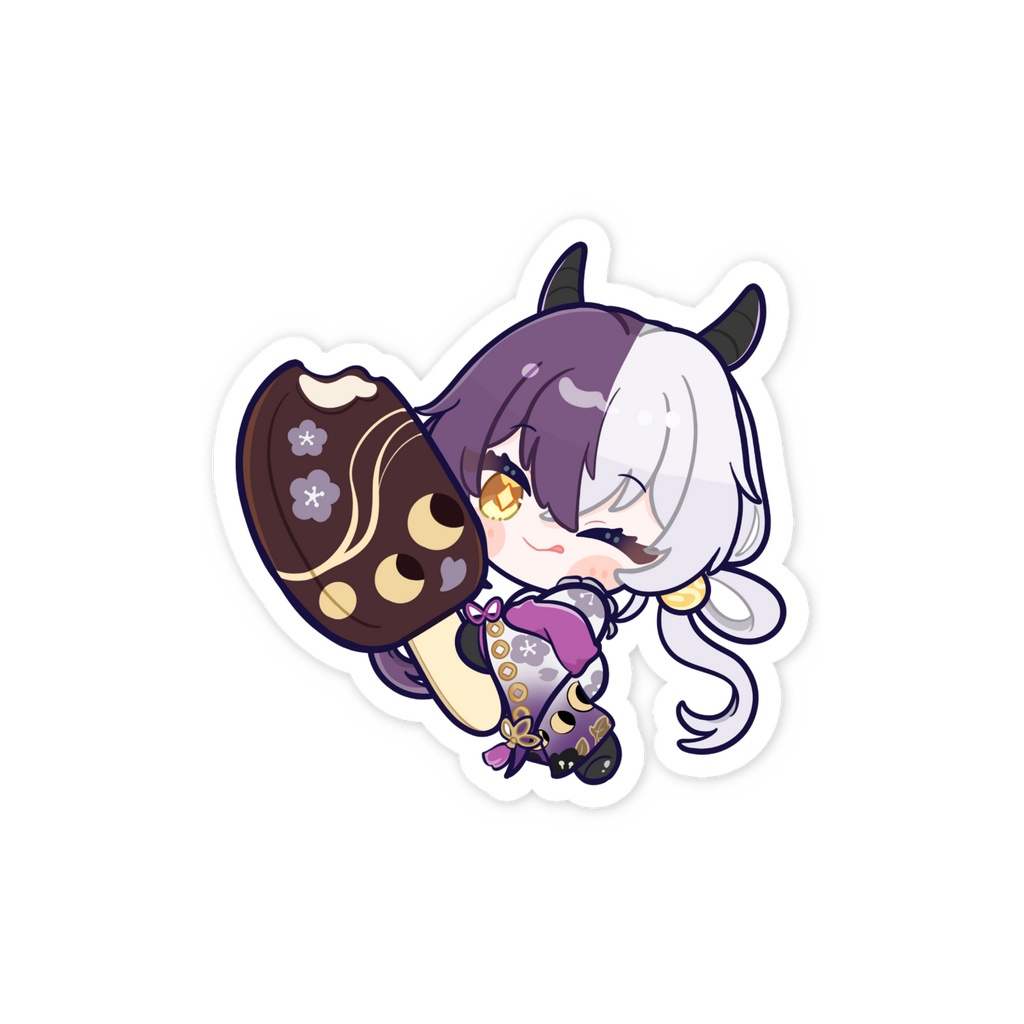 ひがーの&アイス スマホステッカー