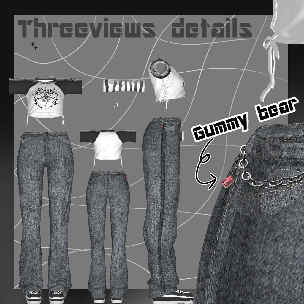 【13アバター対応】Simple✦Y2K